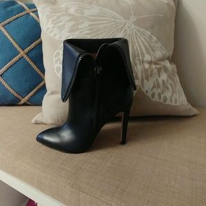 Neiman Marcus Foldover Booties